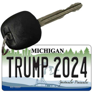 Trump 2024 Michigan Wholesale Novelty Metal Key Chain