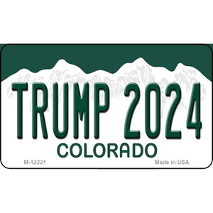 Trump 2024 Colorado Wholesale Novelty Metal Magnet M-12221