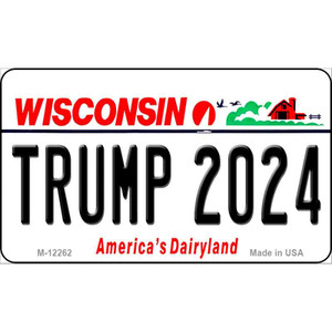 Trump 2024 Wisconsin Wholesale Novelty Metal Magnet M-12262
