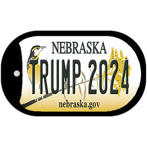 Trump 2024 Nebraska Wholesale Novelty Metal Dog Tag Necklace