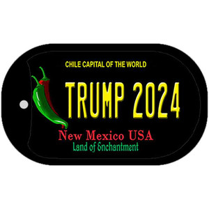 Trump 2024 New Mexico Wholesale Novelty Metal Dog Tag Necklace