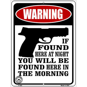 If Found Here Wholesale Metal Novelty Parking Sign