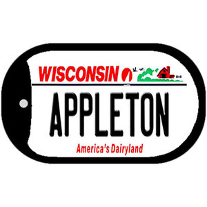 Appleton Wisconsin Wholesale Novelty Metal Dog Tag Necklace