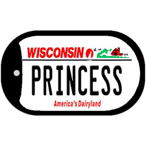 Princess Wisconsin Wholesale Novelty Metal Dog Tag Necklace