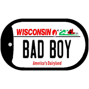 Bad Boy Wisconsin Wholesale Novelty Metal Dog Tag Necklace