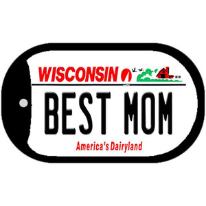 Best Mom Wisconsin Wholesale Novelty Metal Dog Tag Necklace