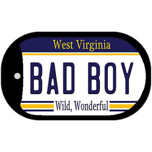 Bad Boy West Virginia Wholesale Novelty Metal Dog Tag Necklace