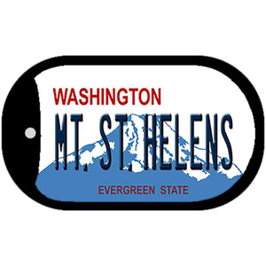 Mt St Helens Washington Wholesale Novelty Metal Dog Tag Necklace
