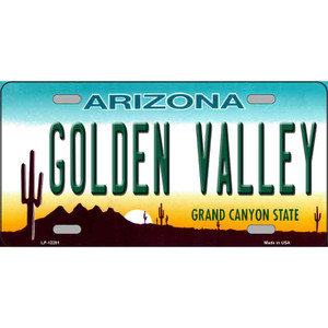 Golden Valley Arizona Wholesale Novelty Metal License Plate