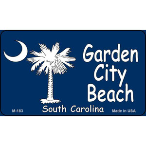 Garden City Beach Flag Wholesale Novelty Metal Magnet M-183