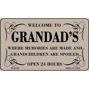 Welcome to Grandads Wholesale Novelty Metal Magnet M-4459