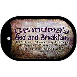 Grandmas Bed and Breakfast Wholesale Novelty Metal Dog Tag Necklace