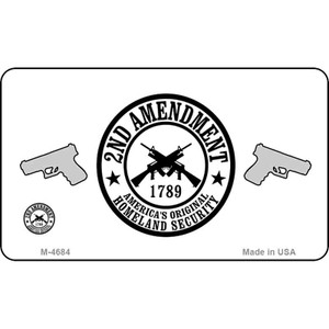 2nd Amendment Wholesale Novelty Metal Magnet M-4684