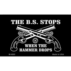 The BS Stops Wholesale Novelty Metal Magnet M-4690