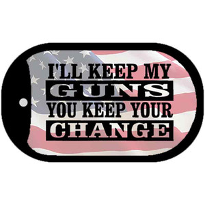 Ill Keep My Guns Wholesale Novelty Metal Dog Tag Necklace