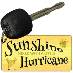 Sunshine with a Little Hurricane Wholesale Novelty Metal Key Chain