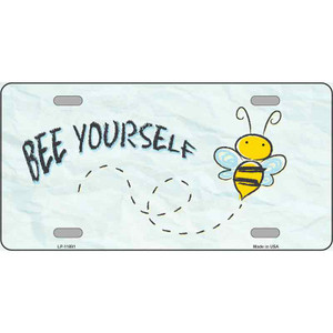 Bee Yourself Wholesale Novelty Metal License Plate