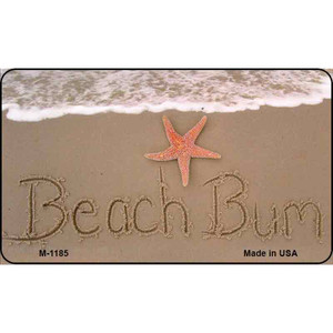 Beach Bum Wholesale Novelty Metal Magnet M-1185