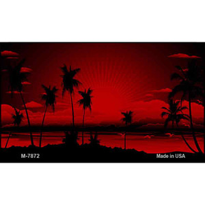 Sunset Red Wholesale Novelty Metal Magnet M-7872