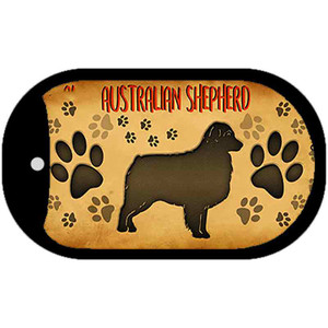 Australian Shepherd Wholesale Novelty Metal Dog Tag Necklace