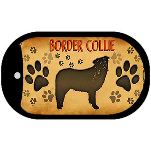 Border Collie Wholesale Novelty Metal Dog Tag Necklace