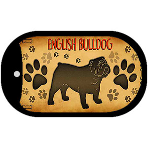 English Bulldog Wholesale Novelty Metal Dog Tag Necklace
