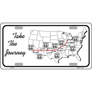 Take The Journey Novelty Wholesale Metal License Plate