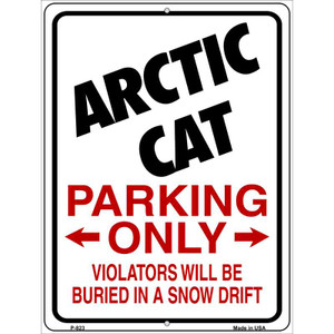 Arctic Cat Parking Only Wholesale Metal Novelty Parking Sign