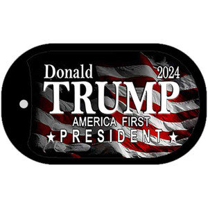 America First President Trump Wholesale Novelty Metal Dog Tag Necklace