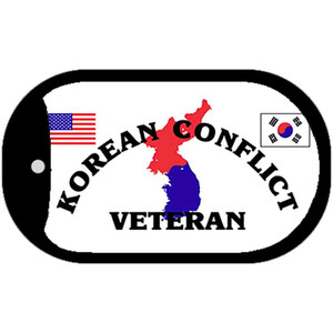 Korean Conflict Veteran Wholesale Novelty Metal Dog Tag Necklace