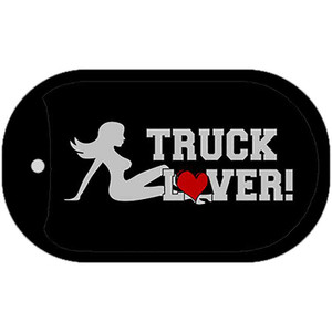 Truck Lover Girl Wholesale Novelty Metal Dog Tag Necklace