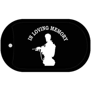 In Loving Memory Standing  Wholesale Novelty Metal Dog Tag Necklace