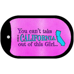 California Girl Wholesale Novelty Metal Dog Tag Necklace