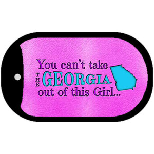 Georgia Girl Wholesale Novelty Metal Dog Tag Necklace DT-9801