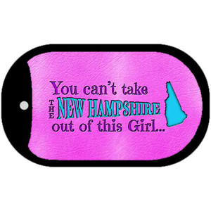 New Hampshire Girl Wholesale Novelty Metal Dog Tag Necklace