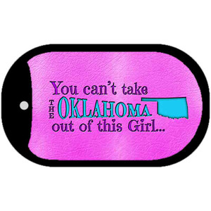 Oklahoma Girl Wholesale Novelty Metal Dog Tag Necklace