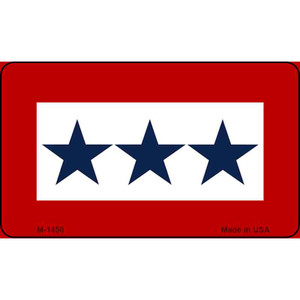 Three Blue Stars Wholesale Novelty Metal Magnet M-1450