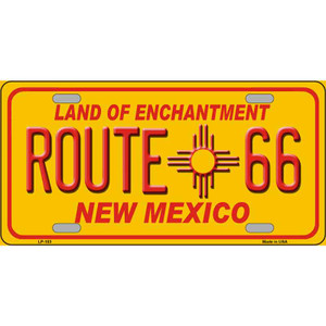 Route 66 New Mexico Novelty Wholesale Metal License Plate