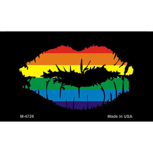 Lips Rainbow  Wholesale Novelty Metal Magnet