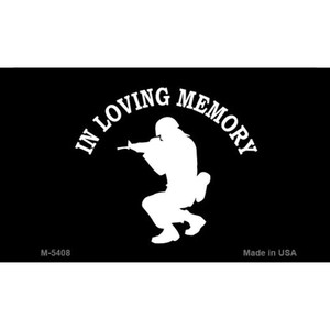 In Loving Memory Squatting Wholesale Novelty Metal Magnet