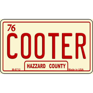 Cooter Wholesale Novelty Metal Magnet