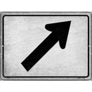 Diagonal Right Wholesale Novelty Metal Parking Sign