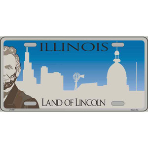 Illinois Blank Wholesale Novelty Metal License Plate