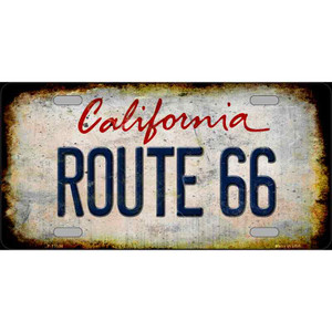 Route 66 California Wholesale Novelty Metal License Plate