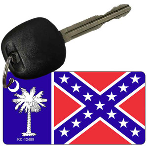 South Carolina Confederate Flag Wholesale Novelty Metal Key Chain