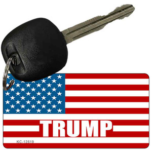 Trump American Flag Wholesale Novelty Metal Key Chain