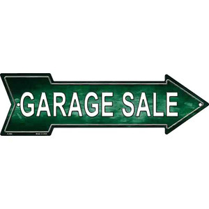 Garage Sale Right Wholesale Novelty Metal Arrow Sign