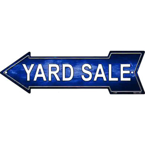 Yard Sale Left Wholesale Novelty Metal Arrow Sign