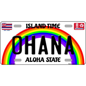 Ohana Hawaii Wholesale Novelty Metal License Plate