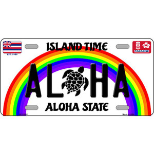 Aloha Turtle Hawaii Wholesale Novelty Metal License Plate